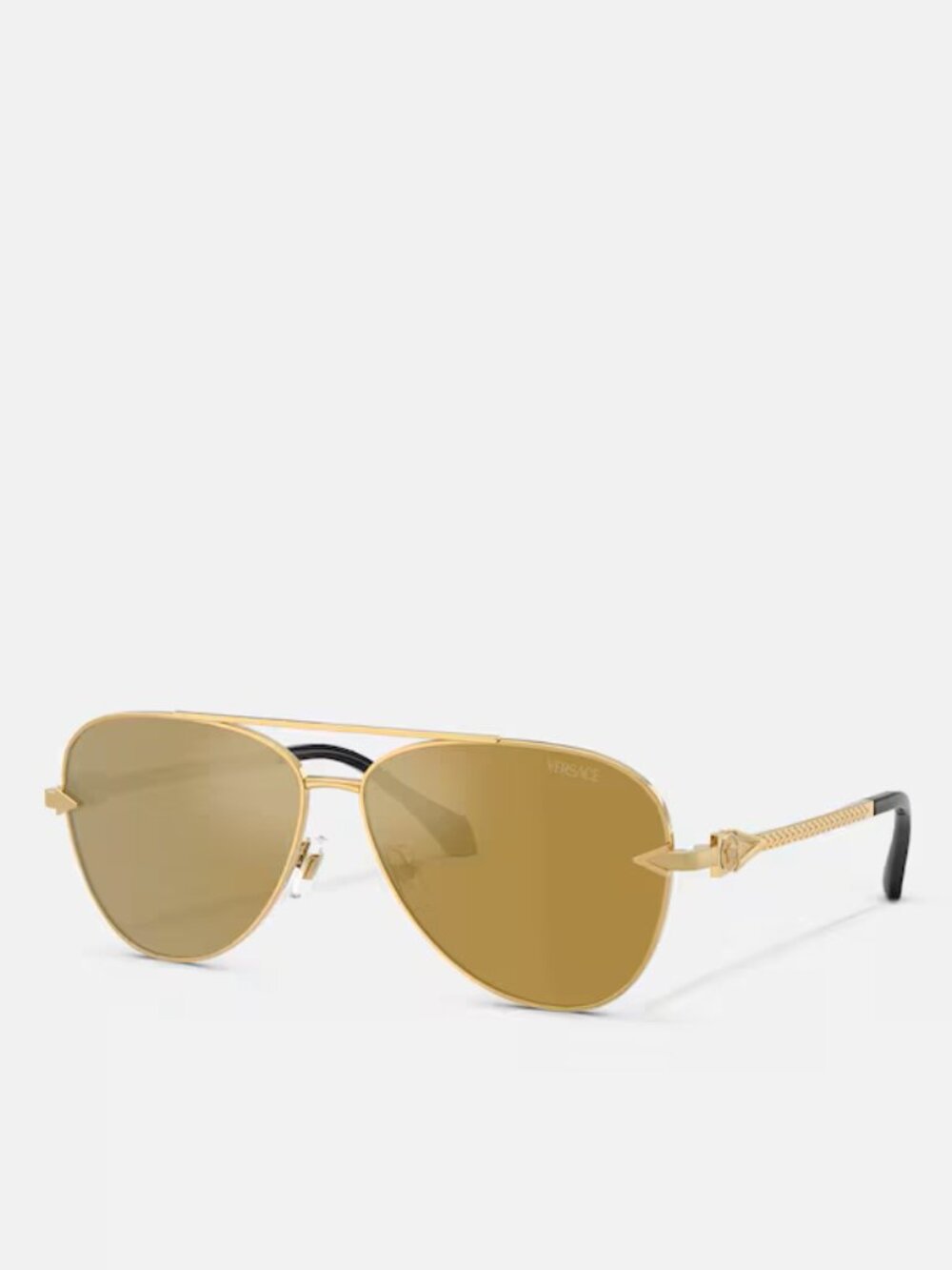 NEW VERSACE SUNGLASSES GOLD AVIATOR EYEWEAR VE2283 1002/7I VERSACE VE2283 10027I
